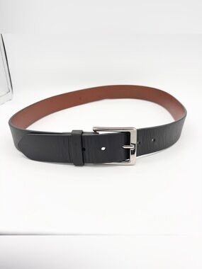 Shinola Black Leather Belt